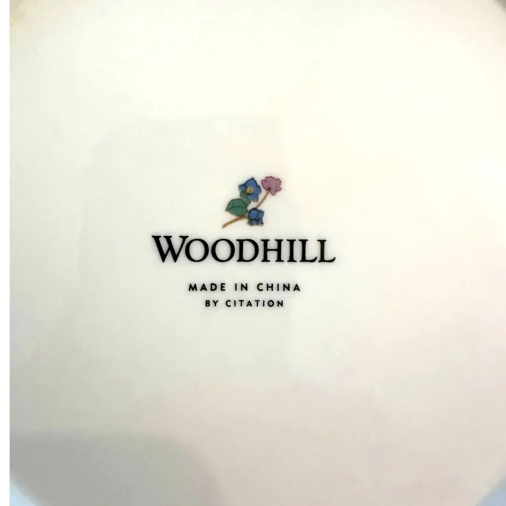 Woodhill by Citation-2 Dinner Plates 2 Salad Plates 2 Saucers-6 Pieces Total